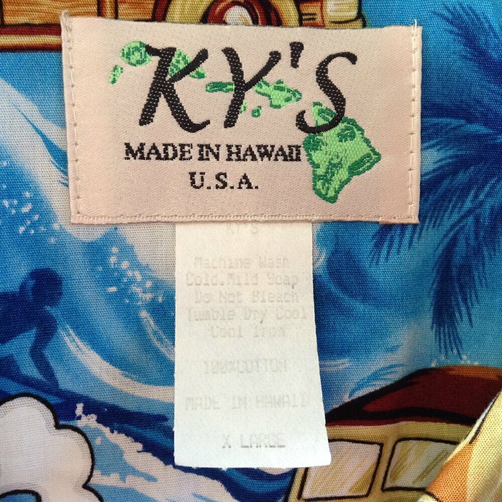 Ky's Hawaiian Aloha Shirt - Picture 4 of 4